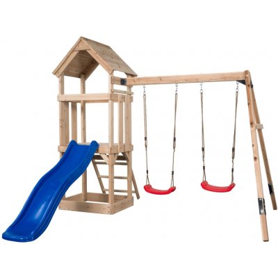 Swing King Hrací věž Noa modrá 234 x 265 x 280 cm – Hledejceny.cz
