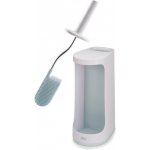 JOSEPH JOSEPH Silikonová WC štětka s úložným prostorem Flex Store bílá modrá – Zboží Mobilmania