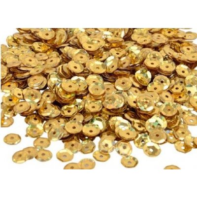 Flitry lomené Ø6 mm lomené - 10g zlaté – Sleviste.cz