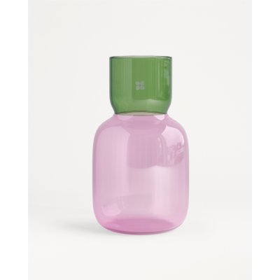 Waterdrop Kulatá Karafa zelená / růžová 1000 ml – Zboží Dáma