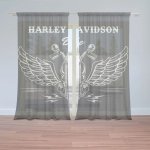 Sablio Záclony Harley-Davidson S křídly: 2ks 150x250cm – Hledejceny.cz