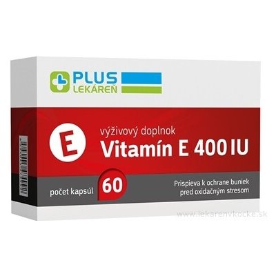 Plus Lékárna Vitamin E 400 IU 60 ks – Hledejceny.cz