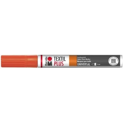 Fix na tmavý textil Marabu Textil Painter Plus 3 mm oranžový 013 – Hledejceny.cz