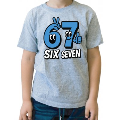 Fajntričko Kids tričko Six Seven 67 Italský Brainrot – Zbozi.Blesk.cz