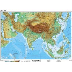 mapa asie povrch Jižní Asie geografická politická mapa A3 od 65 Kč   Heureka.cz mapa asie povrch