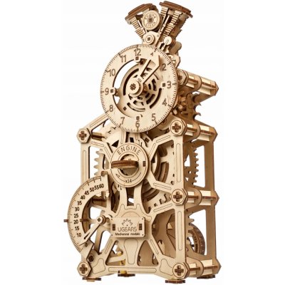Ugears 3D mechanické puzzle Hodiny motoru 265 ks – Sleviste.cz