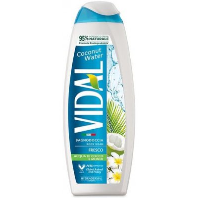 Vidal Coconut Water sprchový gel/koupelová pěna 500 ml – Zbozi.Blesk.cz