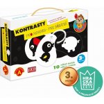 Pexi kontrastní karty pro novorozence žabka – Zboží Mobilmania