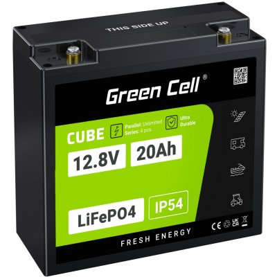 LiFePO4 Green Cell Cube 12,8V 20Ah LFPGC12V20AH LITHIUM-GELPHATE – Zboží Živě