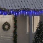 vidaXL Vánoční světelné rampouchy 200 ch LED akryl a PVC [356229] Barva: Modrá – Hledejceny.cz