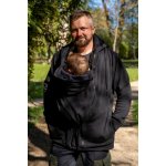 Jsem máma nosicí mikina s kapucí černá – Zboží Mobilmania