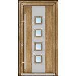 OknaDvereNaMiru.cz Vchodové plastové dveře INOX 1832 80 x 180 cm – Hledejceny.cz