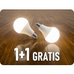 V-TAC LED žárovka E27, 20W, 2452lm, A80, 1+1 teplá bílá – Hledejceny.cz