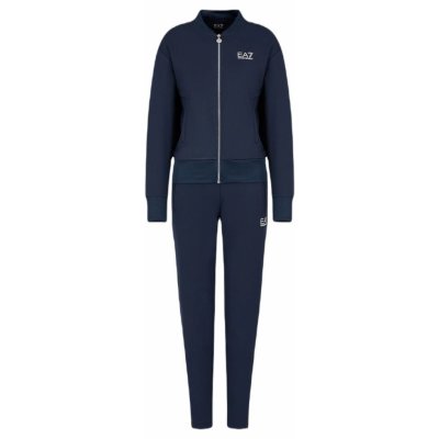 EA7 Woman Jersey Tracksuit navy blue – Zboží Dáma