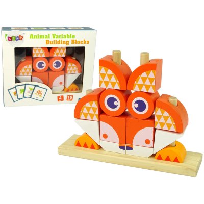 Lean Toys Kreativní prostorové puzzle 3D Orange Fox – Zbozi.Blesk.cz