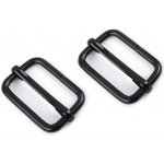 Prima-obchod Posunovač na popruhy šíře 25 mm, barva 5 černý lak – Zboží Dáma