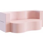 DobreSny Rozkládací pohovka Twist Trinity růžová 120 x 200 cm – Zboží Mobilmania