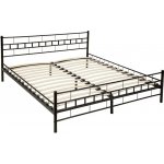 tectake 401719 včetně lamelových roštů černá – Zboží Mobilmania