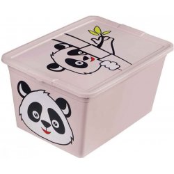 Mikawi Úložný box Animal 15 L růžový 04-7315-ru