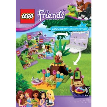 LEGO® set Friends 41017 Domek na stromě pro veverku + Friends 41018 Hřiště  pro kočky + Friends 41019 Malá želví oáza od 223 Kč - Heureka.cz