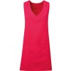 Zástěra Premier Workwear Pracovní zástěra/tunika PR177 Hot Pink Pantone 214c S/M