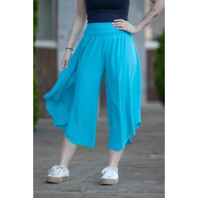 Kalhotová sukně CANDY Světle modrá – Sleviste.cz