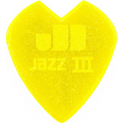 Dunlop 47RKH3NYS Kirk Hammett Yellow Sparkle Jazz III Trsátko – Zboží Mobilmania