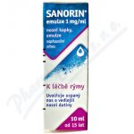 SANORIN EMULZE NAS 1MG/ML NAS GTT EML 1X10ML – Sleviste.cz