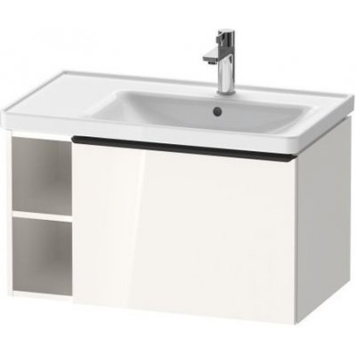 Duravit D-Neo Skříňka pod umyvadlo 78,4 cm, pravá, vysoce lesklá bílá DE425702222