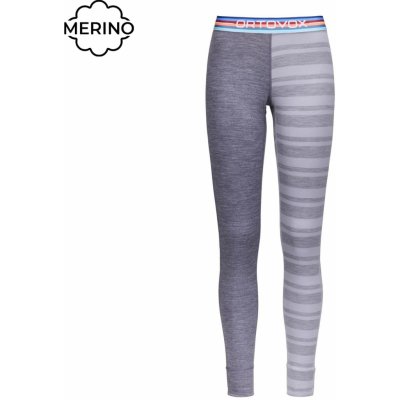 ORTOVOX Wms 185 Rock'n'wool Long Pants grey blend 23/24 – Hledejceny.cz