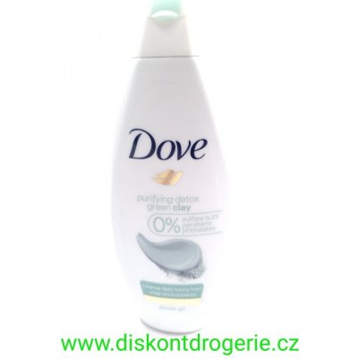 Dove Purifying Detox Green Clay sprchový gel 250 ml – Hledejceny.cz