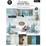 Kreativní blok s výseky Studio Light "Winter Wonderland", A4, 28 l. - Zima se zvířátky – Sleviste.cz