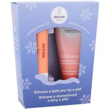 Weleda výživný krém Coldcream 30 ml + Tyčinka na rty Everon 4,8 g dárková sada