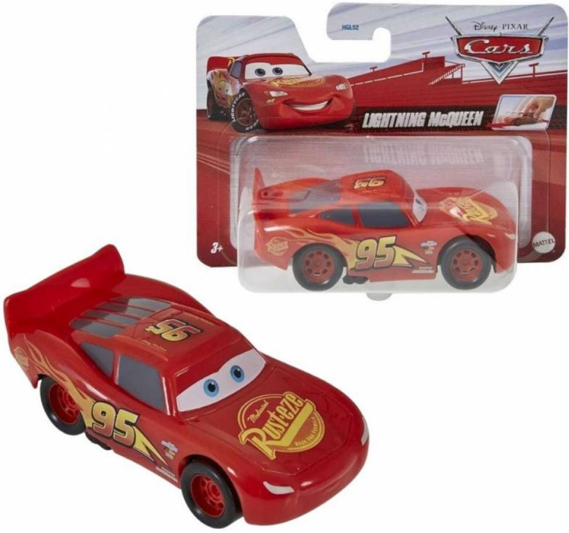 Mattel Cars Natahovací autíčko Blesk McQueen HGL52 1:43