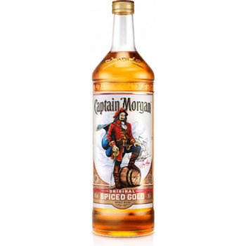 Captain Morgan Original Spiced Gold 35% 3 l (dárkové balení pumpa)