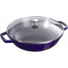 Pánev Staub Wok s pokličkou 30 cm nebově modrý