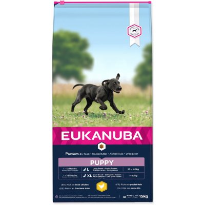 Eukanuba Puppy Large Breeds Chicken 15 kg – Zboží Mobilmania