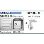 Set Blanco Flex Pro 45 S + Mila – Zboží Dáma