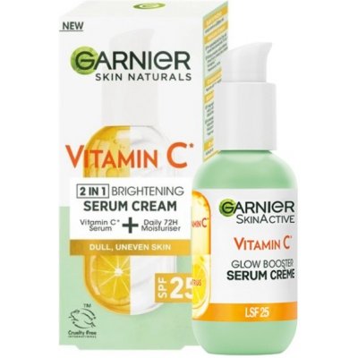 Garnier Skin Naturals Vitamin C Serum Cream SPF25 50 ml – Hledejceny.cz