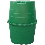 Nádrž na dešťovou vodu GRAF Top-Tank tmavě zelená 1300 l 323001 – Zboží Mobilmania