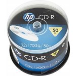 HP CD-R 700MB 52x, cakebox, 50ks (CRE000173) – Zboží Živě