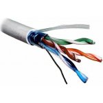 Solarix SXKD-5E-FTP-PVC CAT5e, FTP PVC, drát, 305m, šedý – Zboží Živě