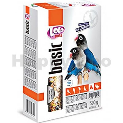 Lolo pets Basic Agapornis 0,5 kg – Zboží Dáma