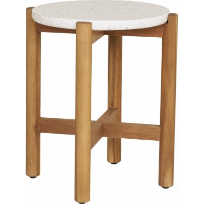 House Nordic Zahradní odkládací stolek TERRACINA 37 cm bílý – Hledejceny.cz