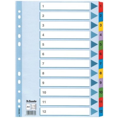 rozlišovač karton Mylar 1-12 – Hledejceny.cz