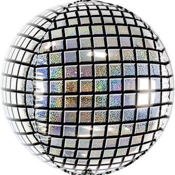 PartyDeco Balonek fóliový Disco koule 40 cm