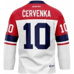 CCM Fandres replica Dres české hokejové reprezentace Roman Červenka #10 2026 bílý – Zboží Mobilmania