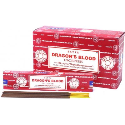 Shrinivas Satya Vonné tyčinky Dragon's Blood Dračí krev 15 g – Zboží Dáma