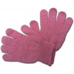 Max GR003 Peelingová rukavice masážní růžová – Zboží Mobilmania