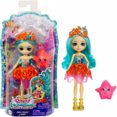 Mattel Enchantimals a zvířátko Beamy a mořská hvězdice – Zboží Mobilmania